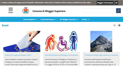Desktop Screenshot of comune.bleggiosuperiore.tn.it